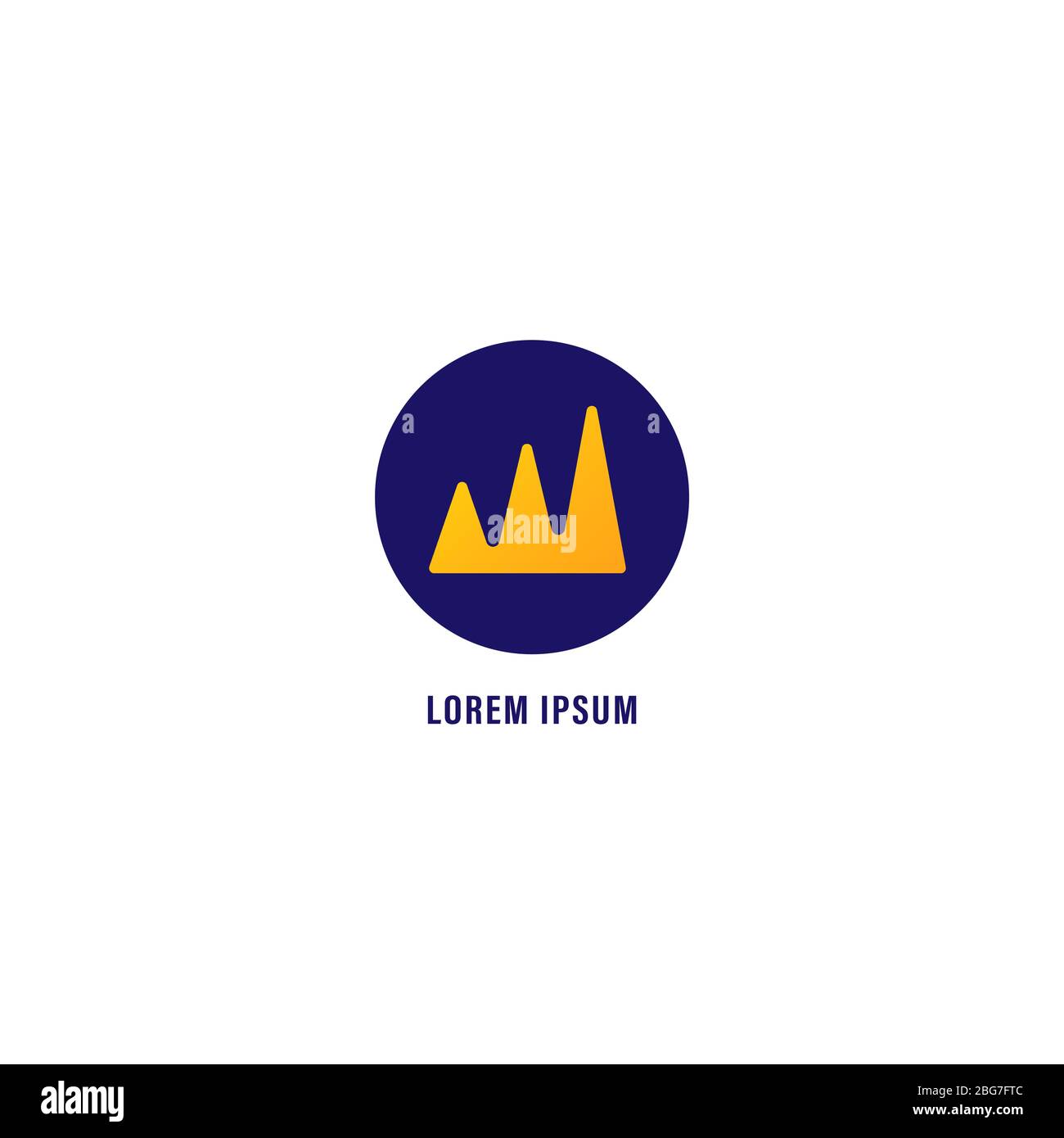 Growth icon illustrated successful progress. Consultant Management