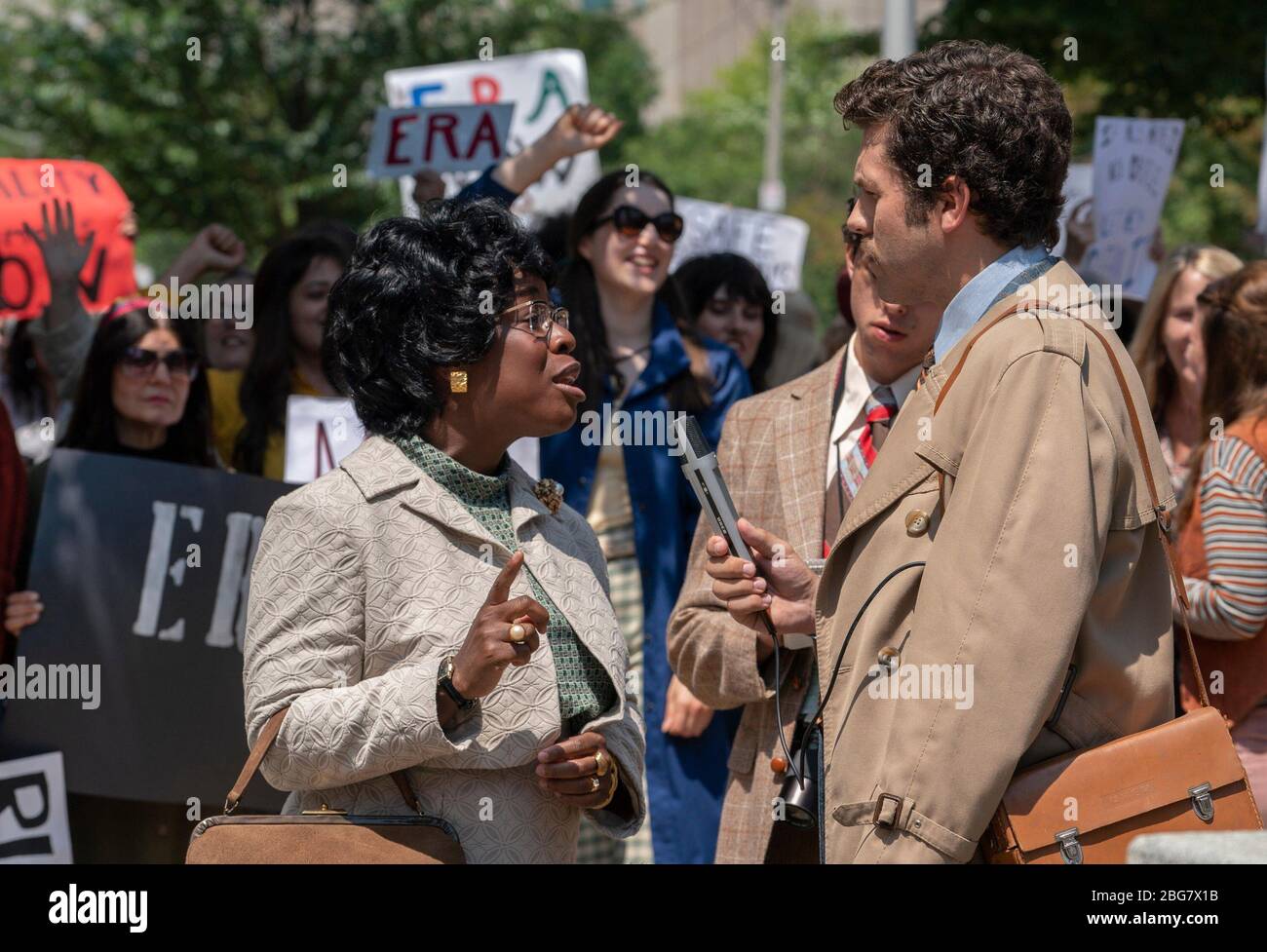 MRS. AMERICA, Uzo Aduba (left, as Shirley Chisholm), 'Phyllis', (Season