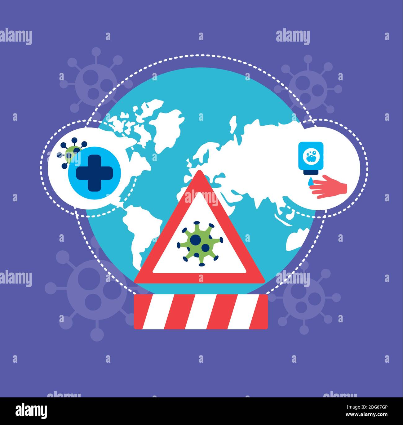 covid19 pandemic poster with earth planet Stock Vector Image & Art - Alamy