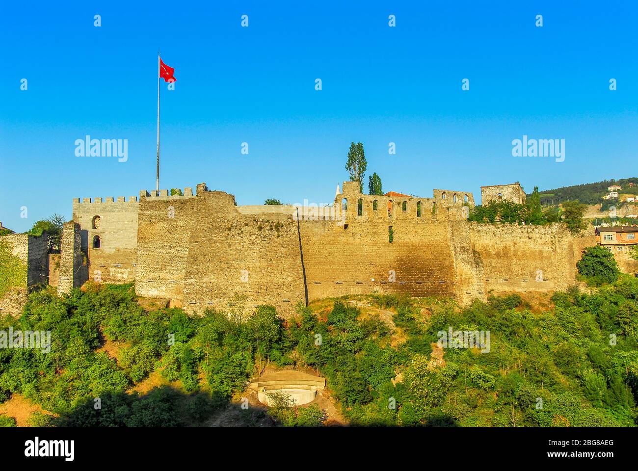 Trabzon, Turkey, 26 June 2008: Castle, First Production 2000 BC Stock Photo