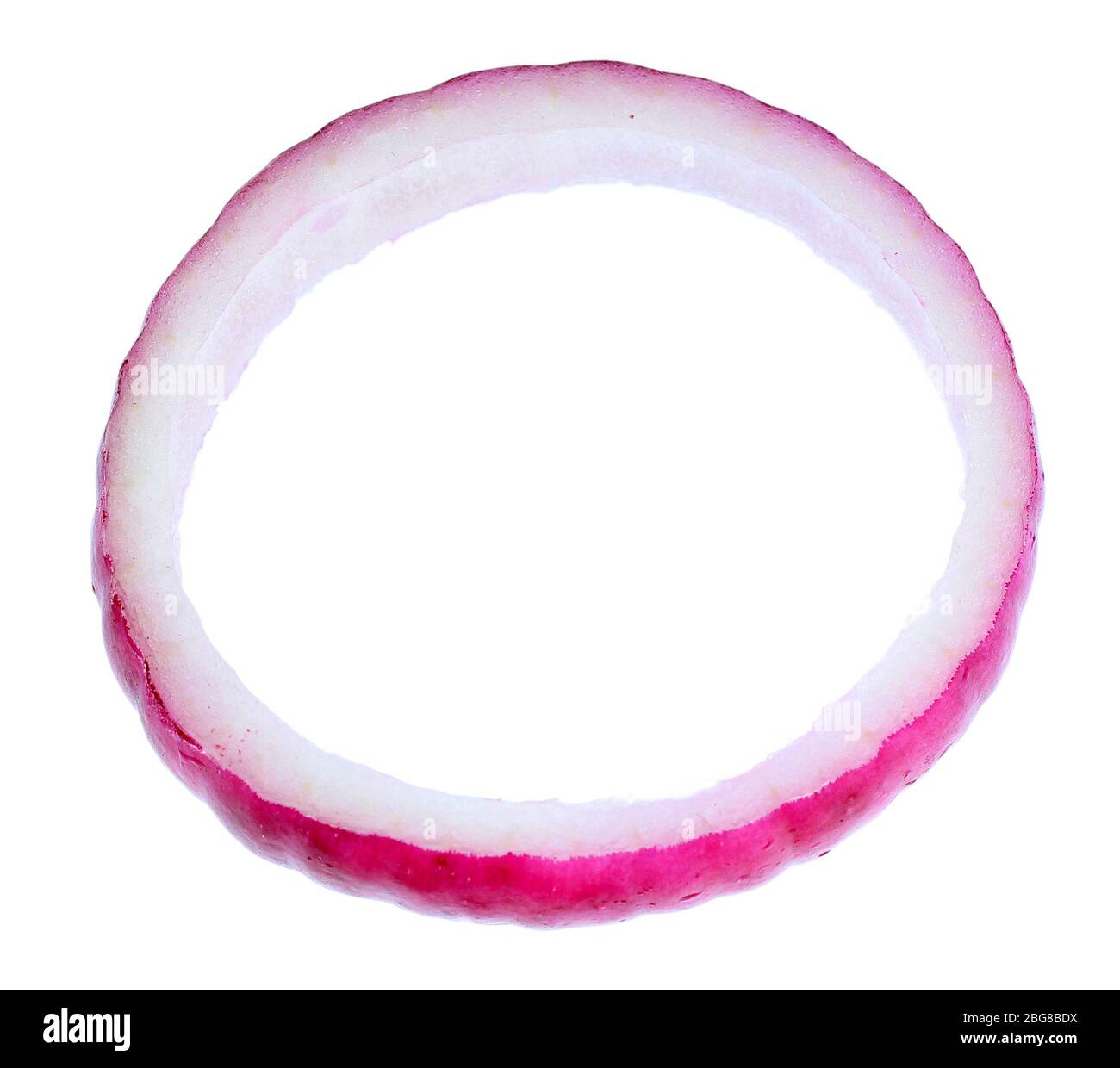 Onion ring isolated on white Stock Photo - Alamy