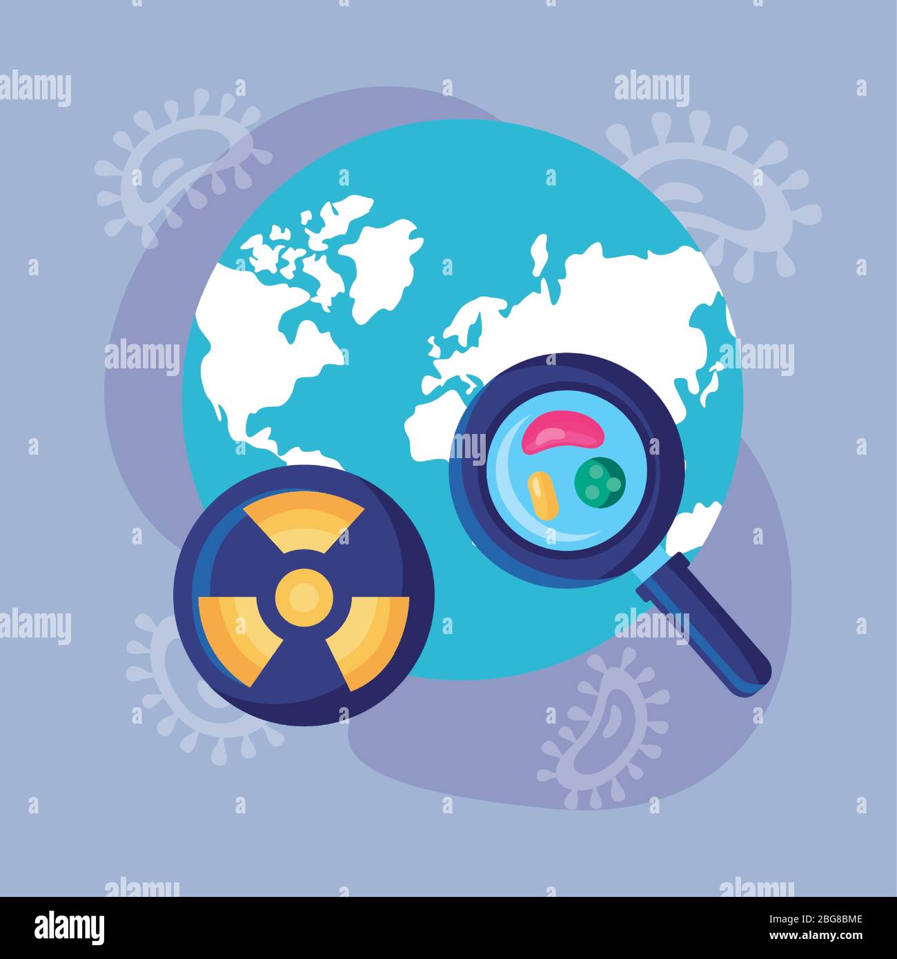 covid19 pandemic poster with earth planet Stock Vector Image & Art - Alamy
