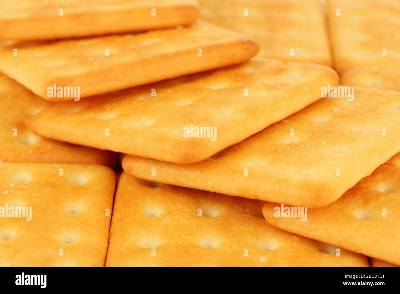 Delicious crackers close up Stock Photo Alamy