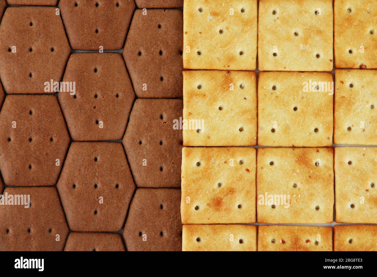 Delicious crackers close up Stock Photo Alamy
