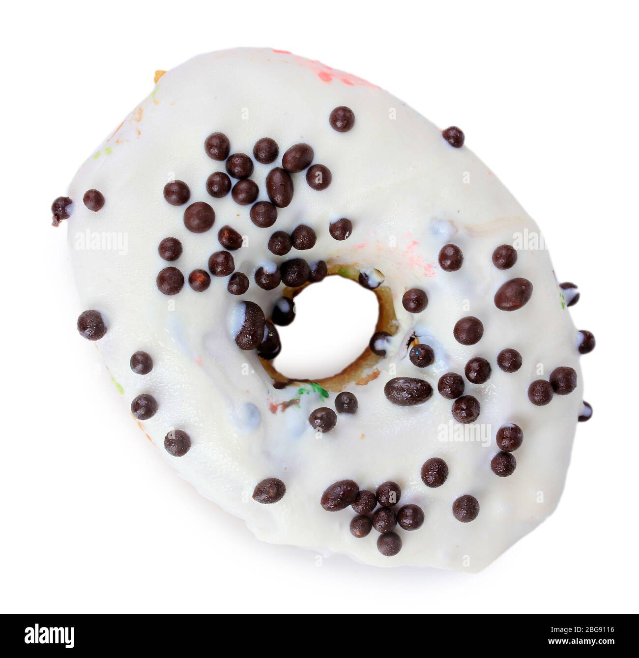 Sweet donut isolated on white Stock Photo - Alamy