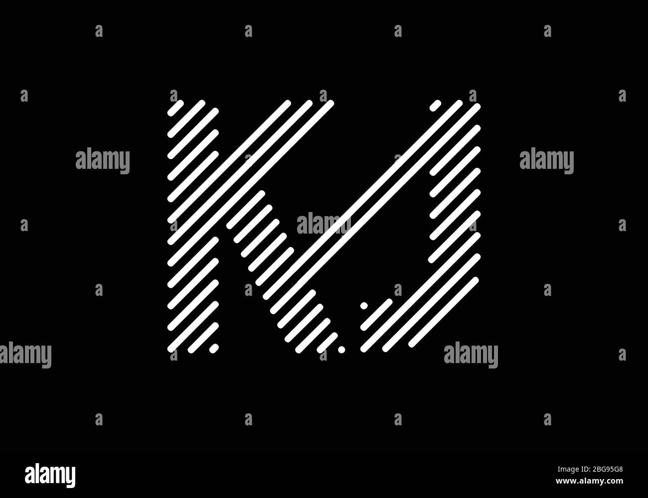 Initial Monogram Letter K J Logo Design Vector Template. KJ Letter Logo ...