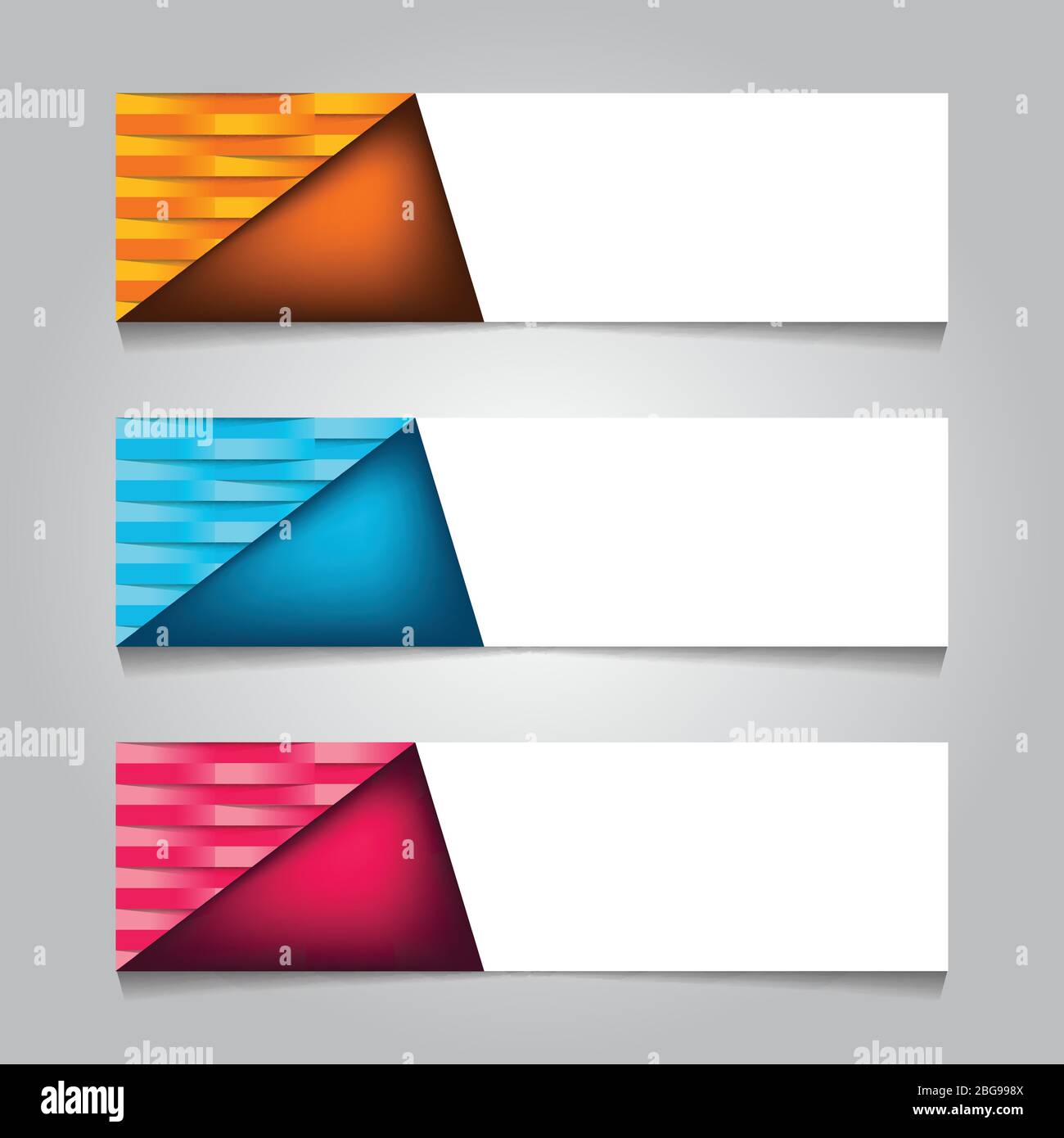 horizontal geometric corporate web banner template. for print or promotion  product sale. vector illustration Stock Vector Image \u0026 Art - Alamy, image size:1300x1390
