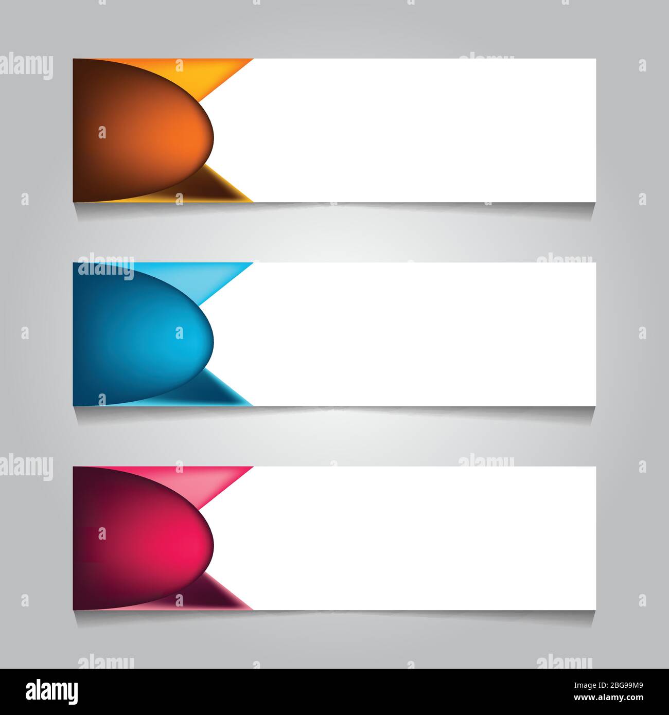 horizontal corporate web banner template. for print or promotion product  sale. vector illustration isolated on white background Stock Vector Image \u0026  Art - Alamy, image size:1300x1390