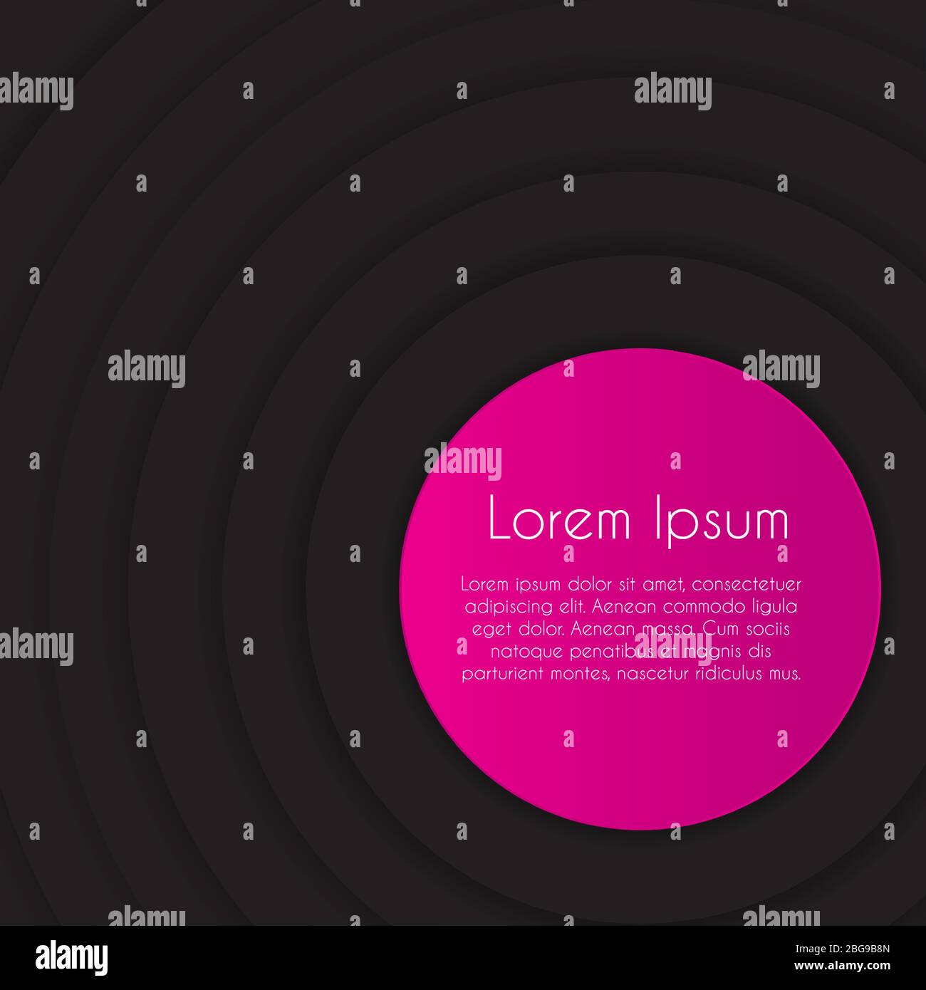 Abstract Circle Background with Place for text. Vector Illustration Stock Vector