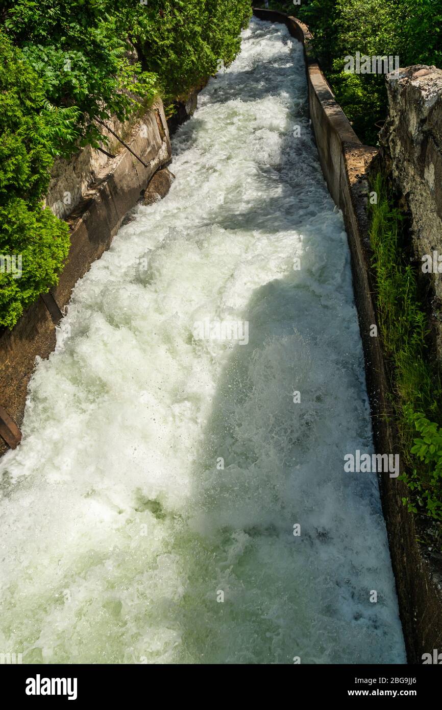 Buttermilk Falls Haliburton County Algonquin Highlands Ontario Canada