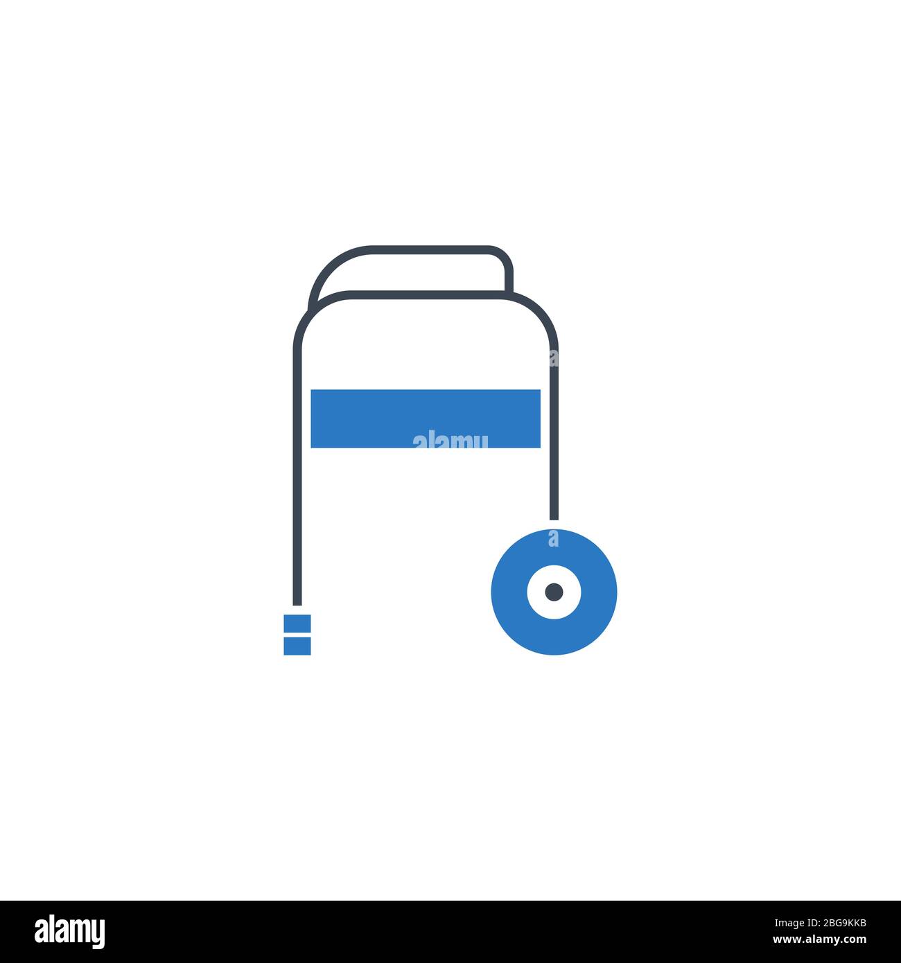 Walker related vector glyph icon. Stock Vector
