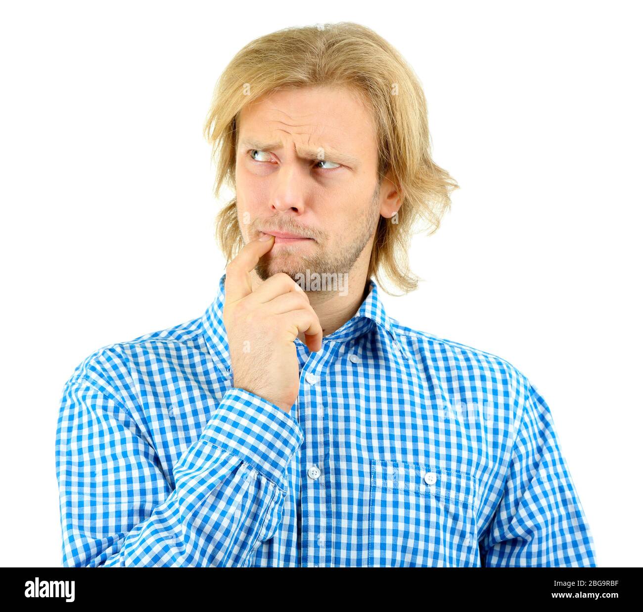 Young blond man character hi-res stock photography and images - Alamy