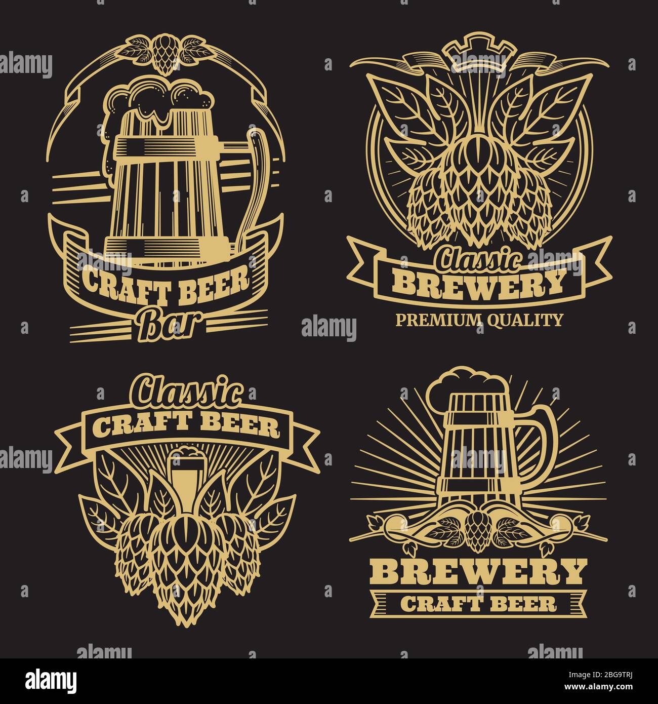Beer text Stock Vector Images - Alamy