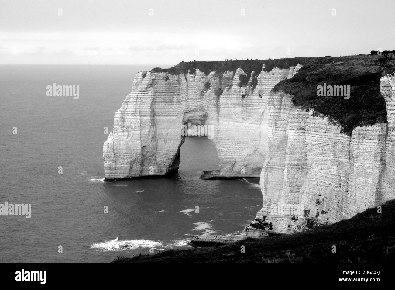 Famous cliffs of Etretat in France, Normandy Stock Photo - Alamy