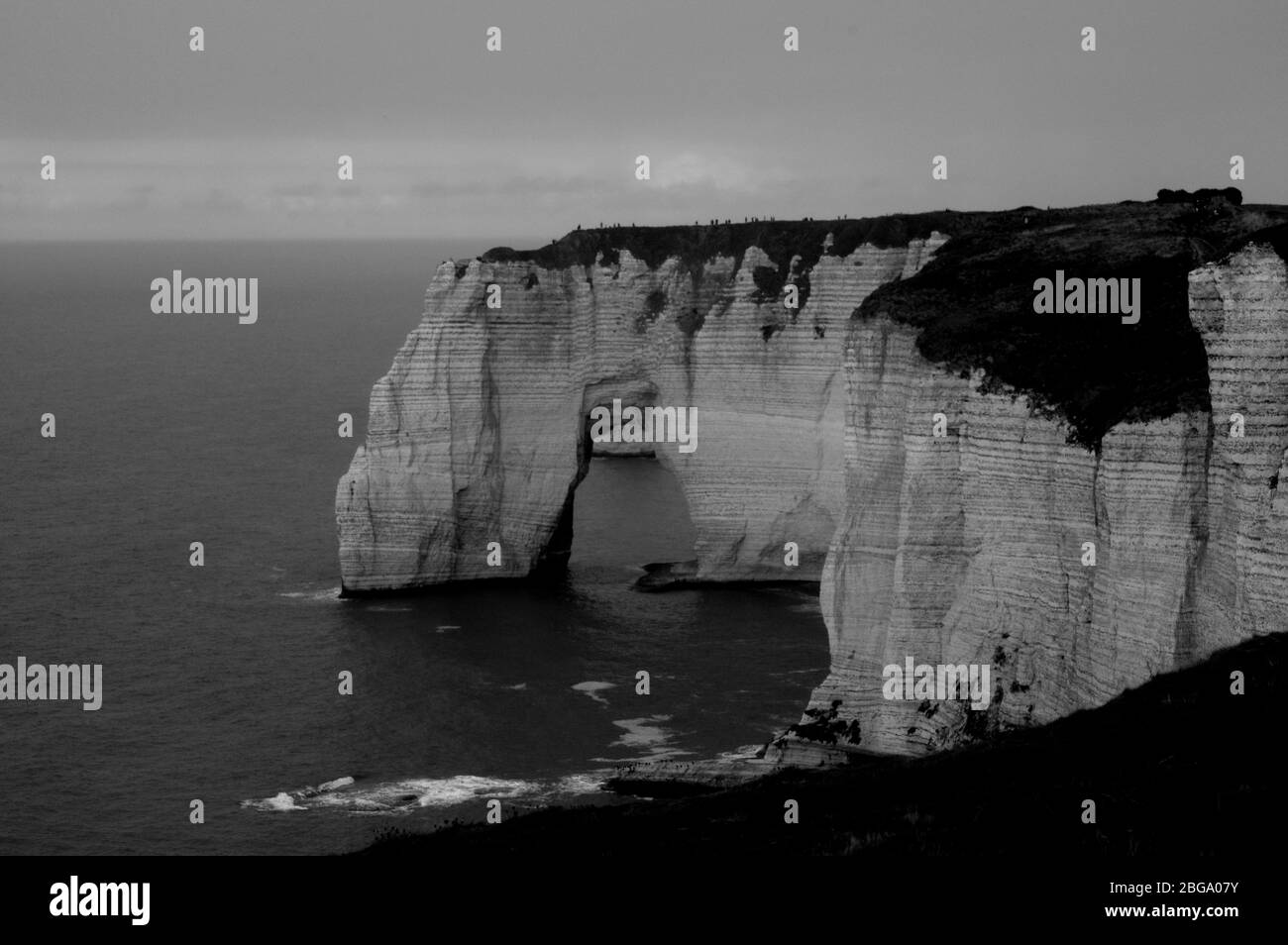 Famous cliffs of Etretat in France, Normandy Stock Photo - Alamy