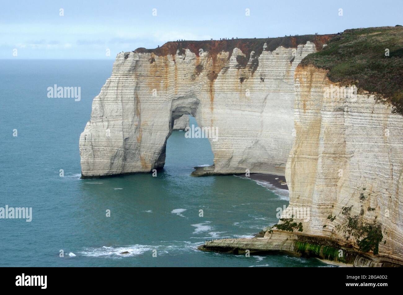 Famous cliffs of Etretat in France, Normandy Stock Photo - Alamy