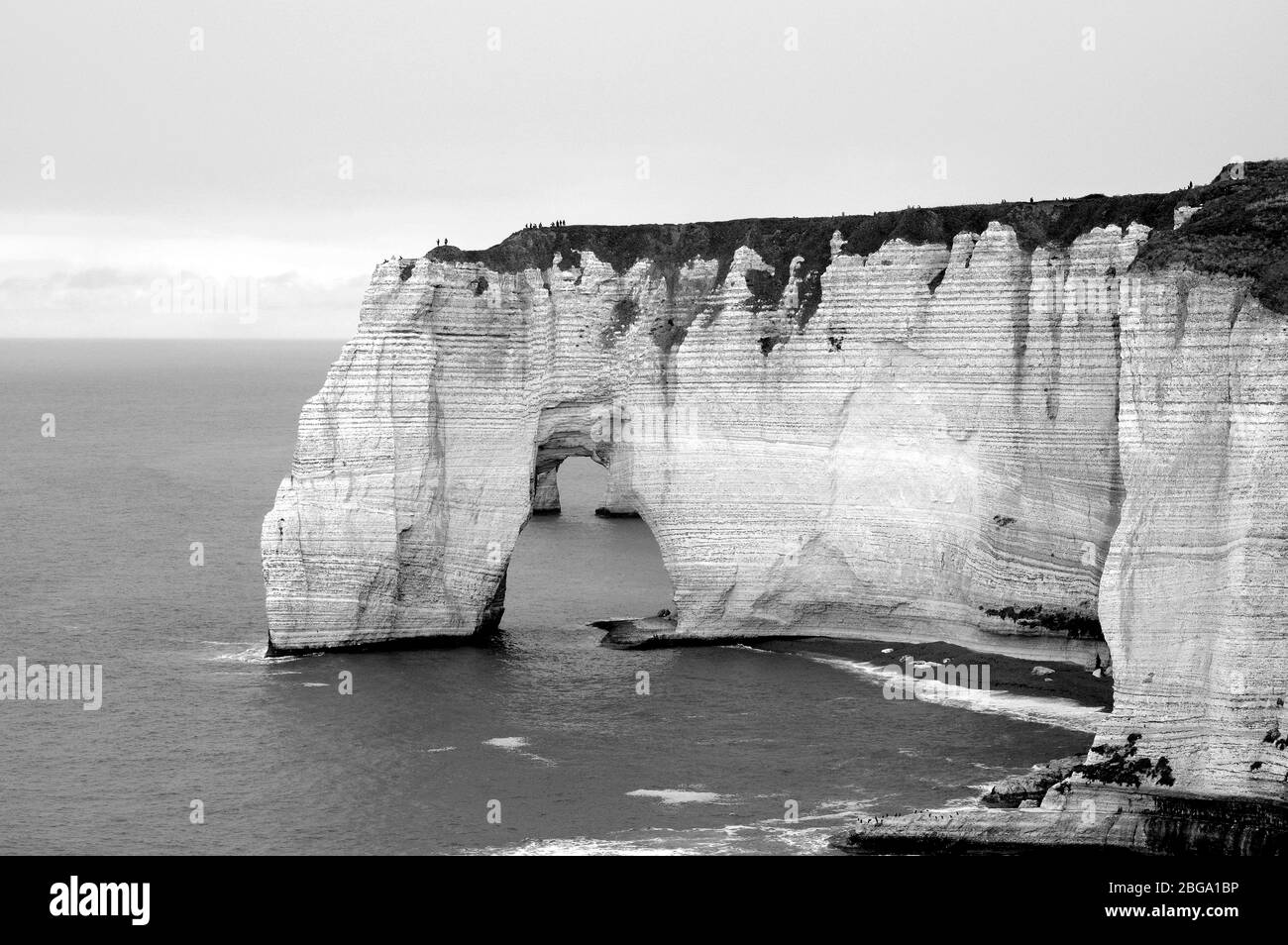Famous cliffs of Etretat in France, Normandy Stock Photo - Alamy