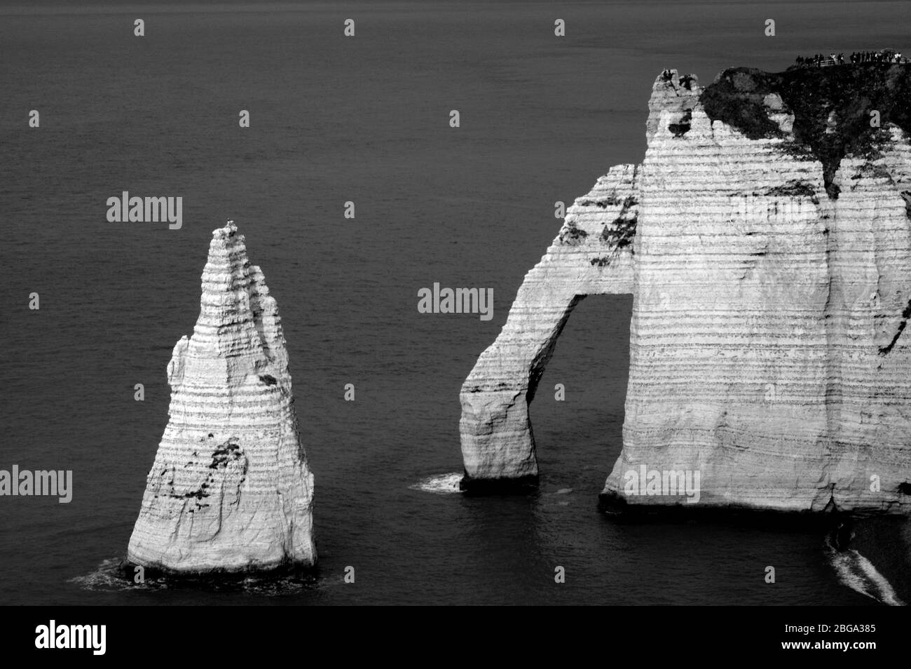 Famous cliffs of Etretat in France, Normandy Stock Photo - Alamy