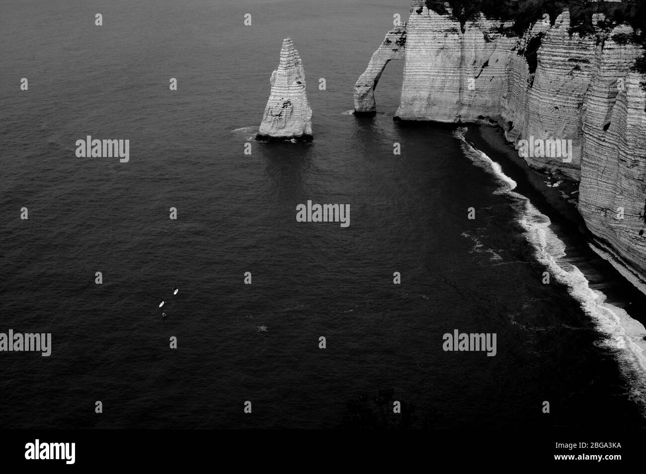 Famous cliffs of Etretat in France, Normandy Stock Photo - Alamy
