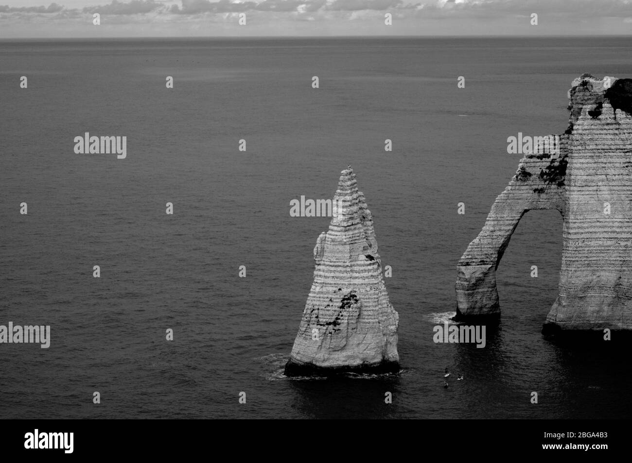 Famous cliffs of Etretat in France, Normandy Stock Photo - Alamy