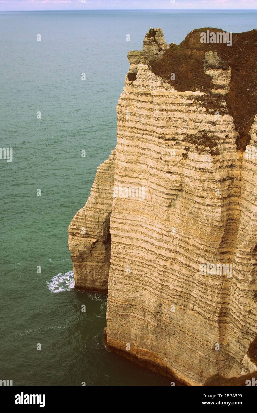 Famous cliffs of Etretat in France, Normandy Stock Photo - Alamy