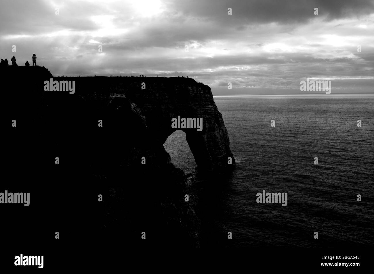 Famous cliffs of Etretat in France, Normandy Stock Photo - Alamy