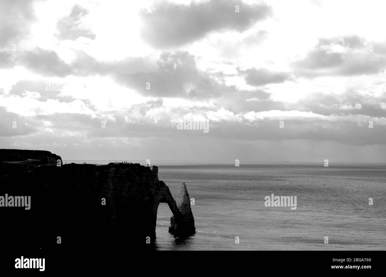 Famous cliffs of Etretat in France, Normandy Stock Photo - Alamy