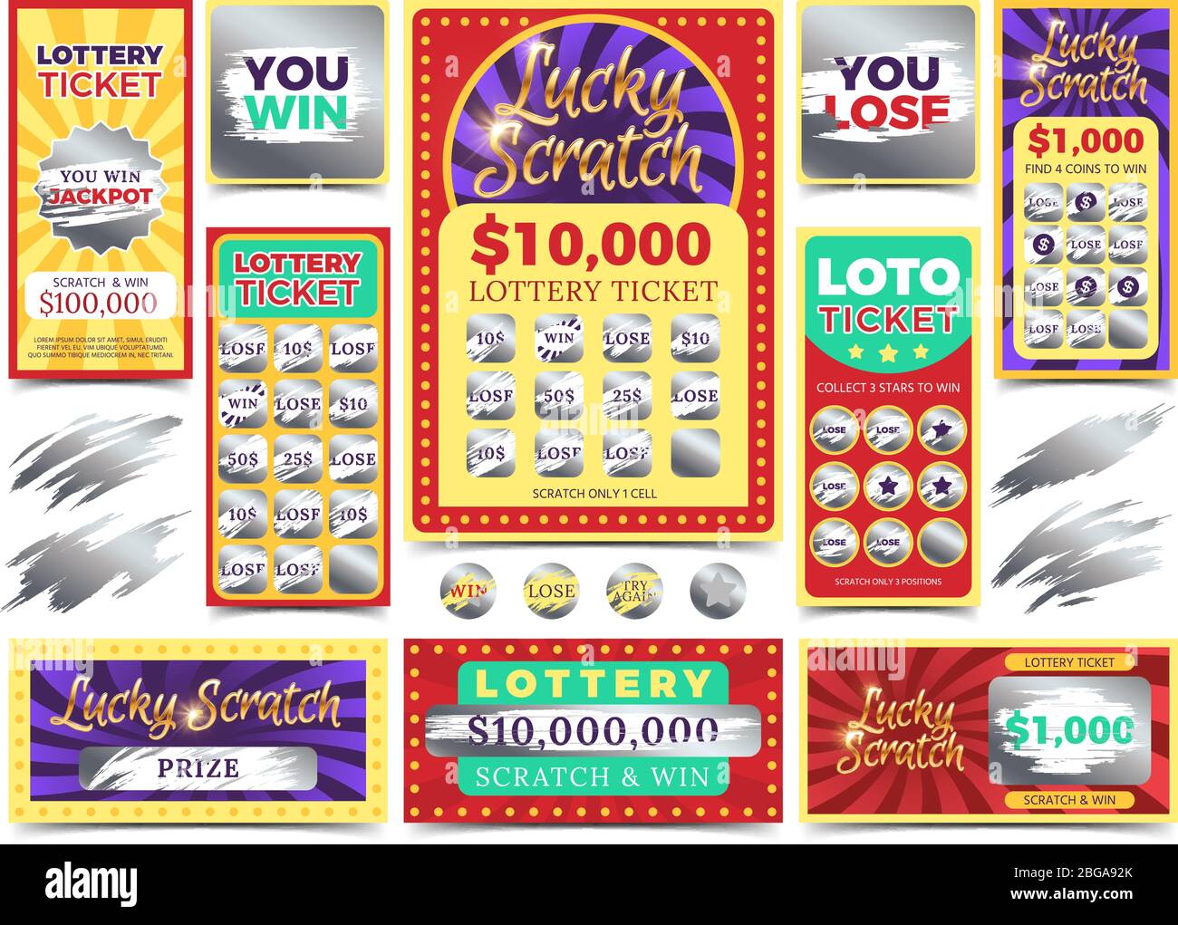 Lottery Ticket Template
