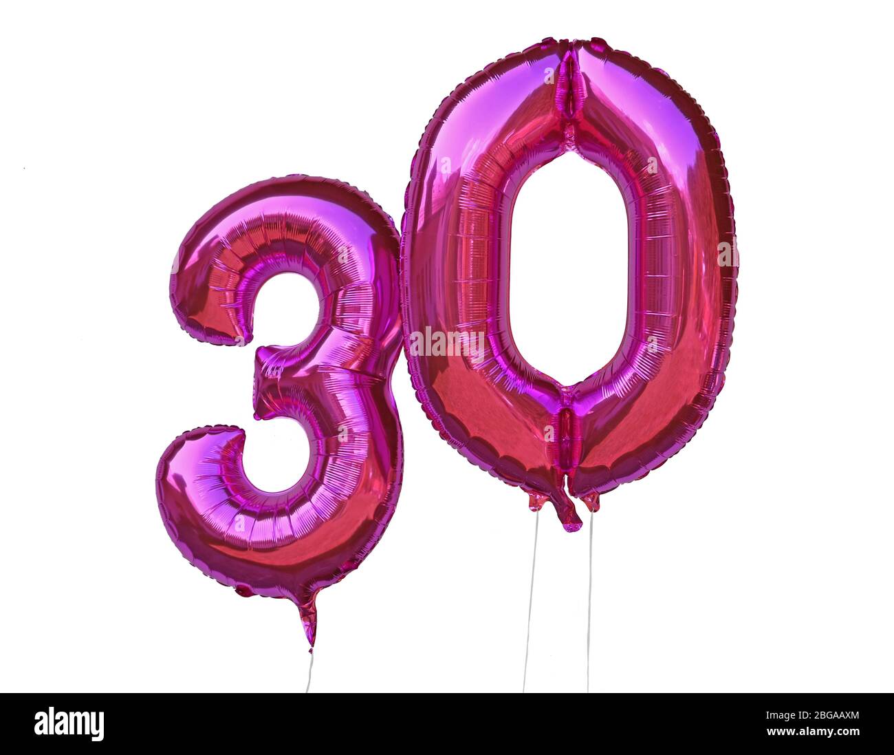 white number balloons