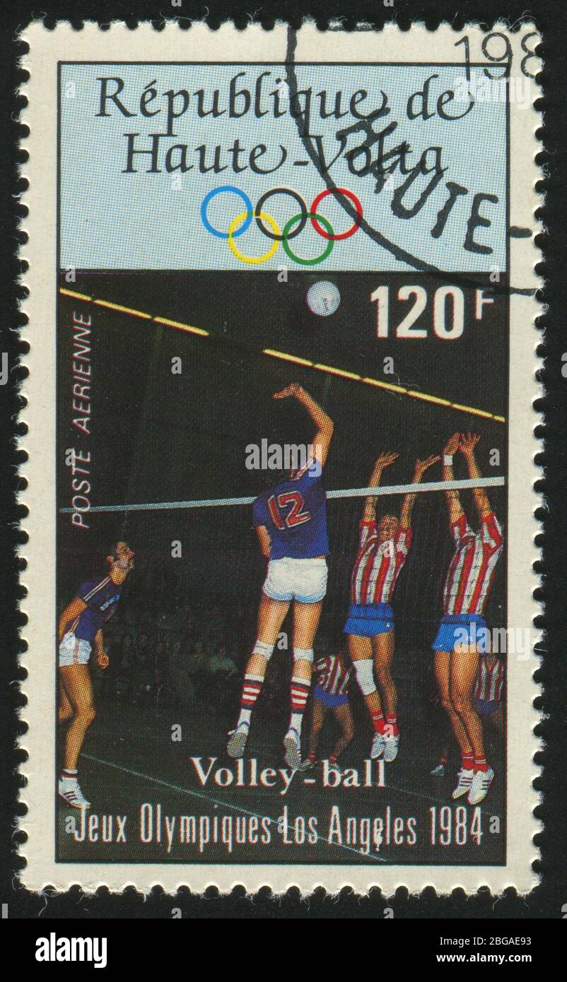 BURKINA FASO - CIRCA 1984: stamp printed by Burkina Faso, shows