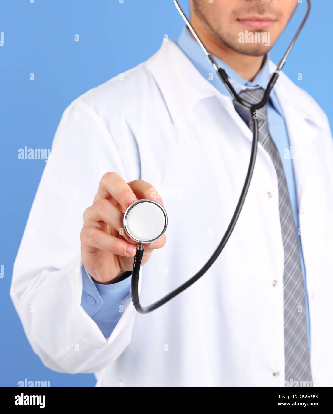 Doctor blue collar hi-res stock photography and images - Alamy