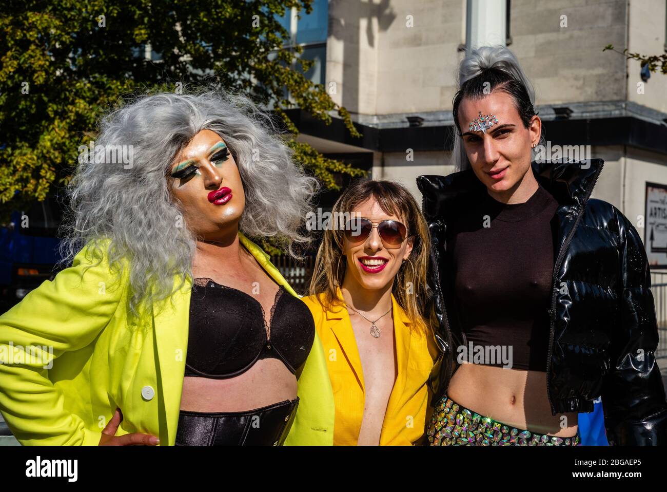 Gay Pride event, Southampton, England Stock Photo