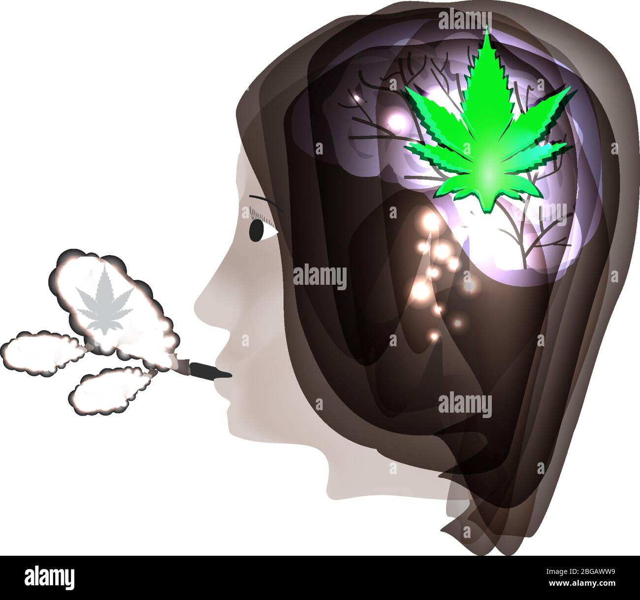 Tobacco effects Stock Vector Images Alamy