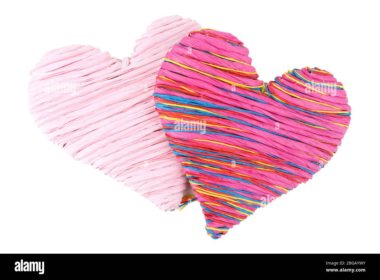 Decorative heart isolated on white Stock Photo - Alamy