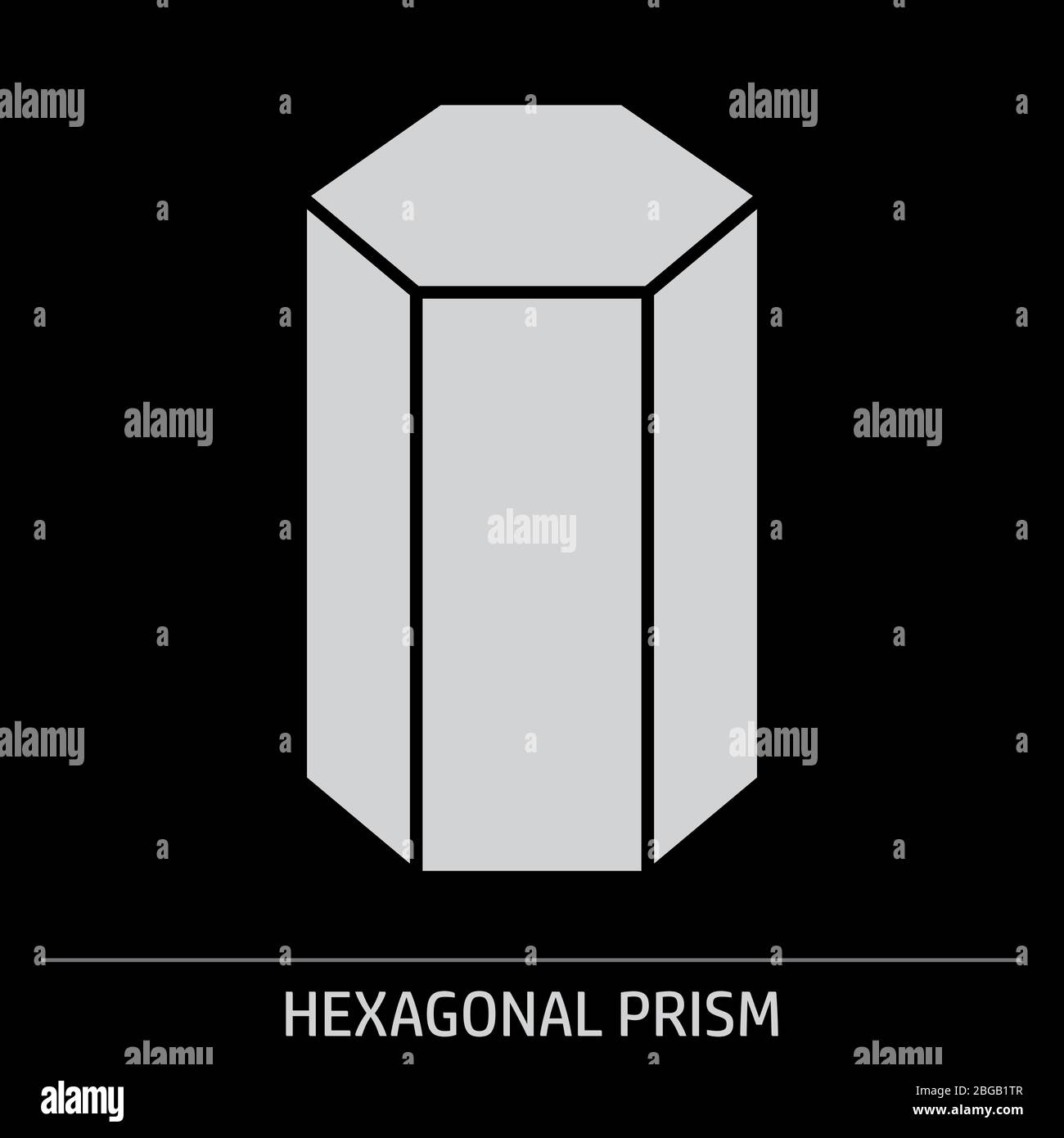 Hexagonal Prism Tattoo