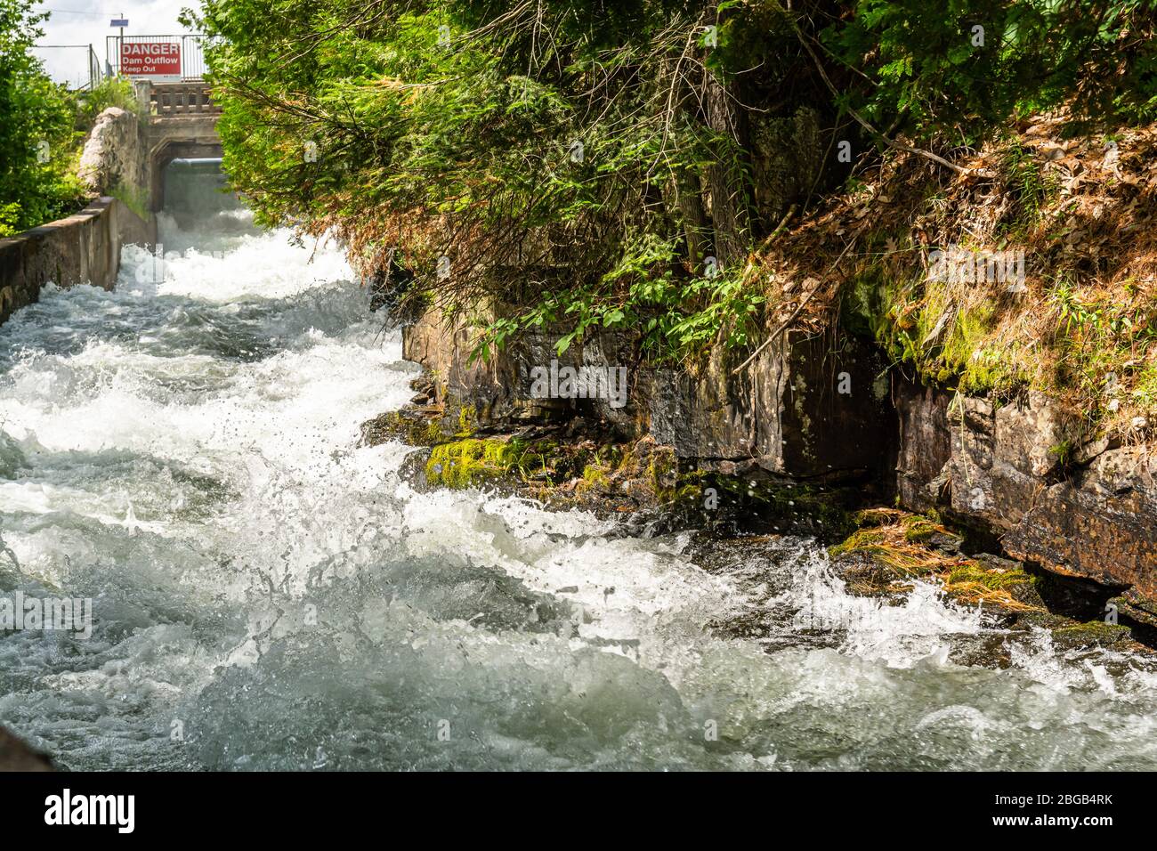 Buttermilk Falls Haliburton County Algonquin Highlands Ontario Canada