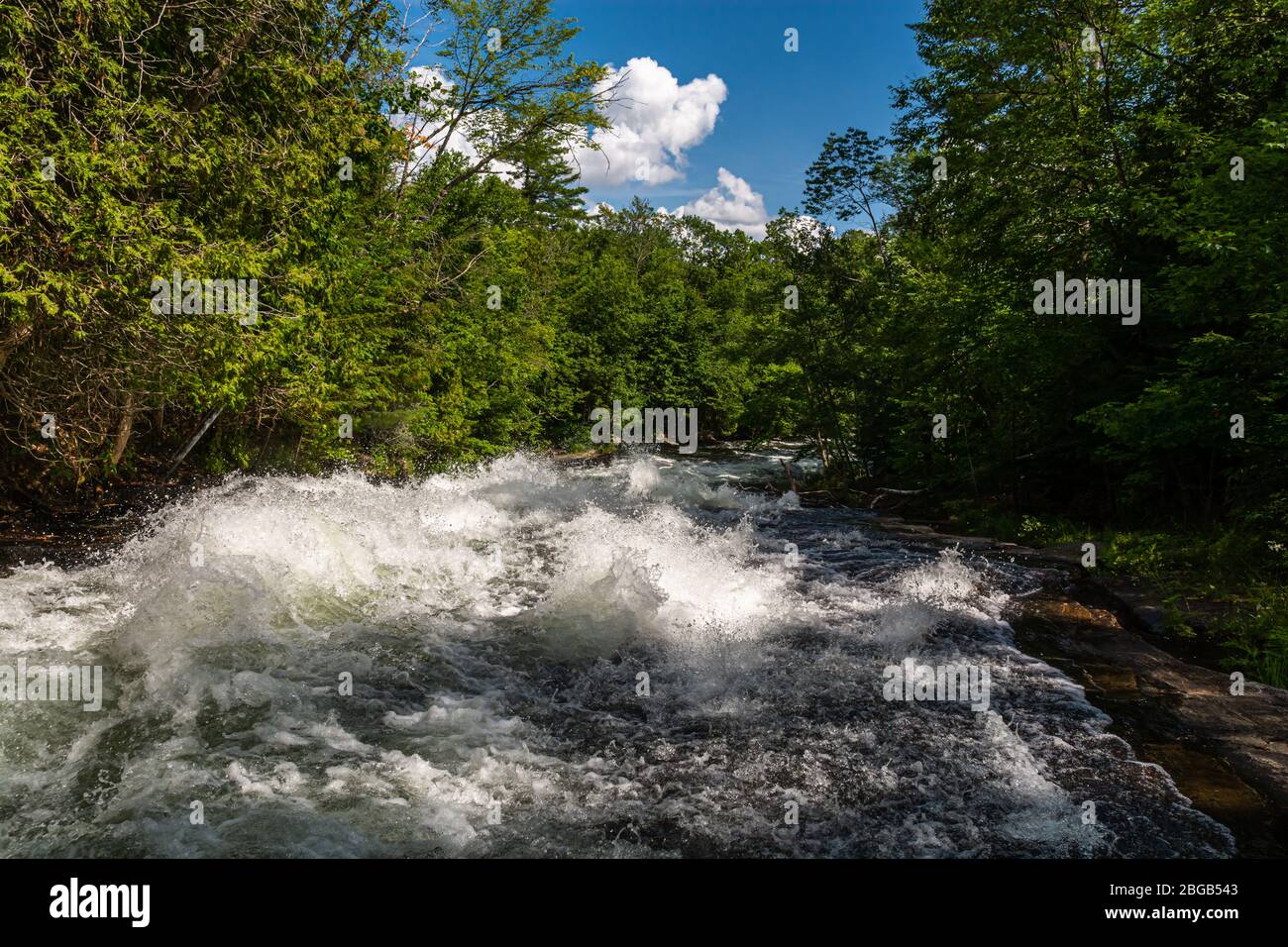 Buttermilk Falls Haliburton County Algonquin Highlands Ontario Canada