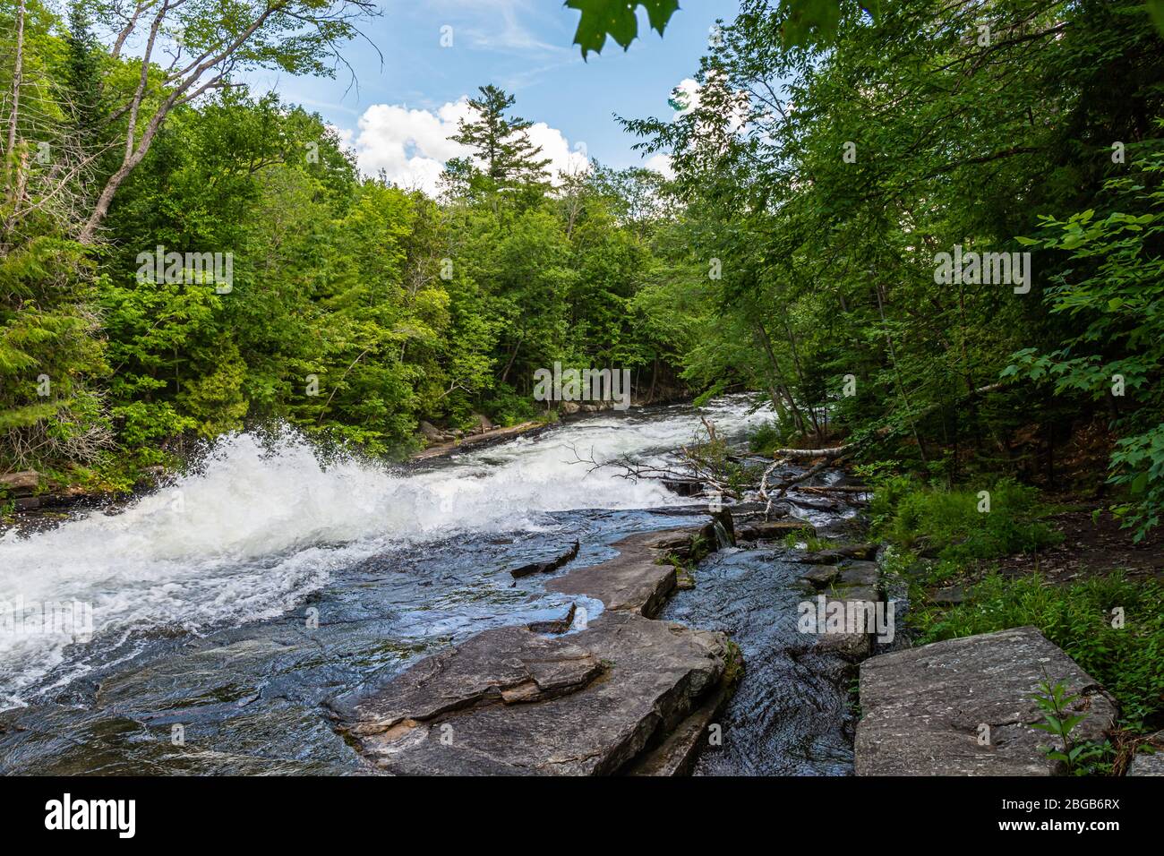 Buttermilk Falls Haliburton County Algonquin Highlands Ontario Canada