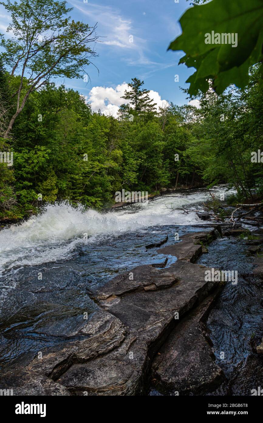 Buttermilk Falls Haliburton County Algonquin Highlands Ontario Canada