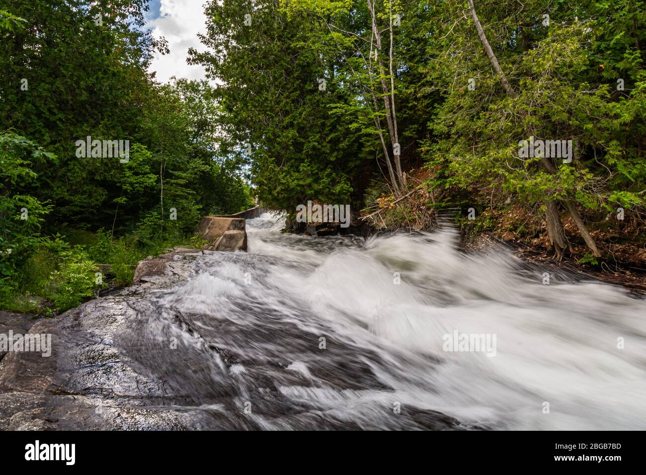 Buttermilk Falls Haliburton County Algonquin Highlands Ontario Canada