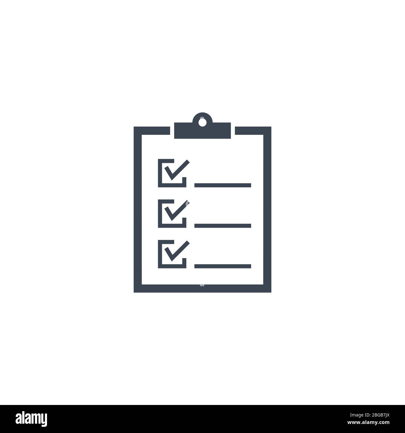 Clipboard related vector glyph icon. Stock Vector