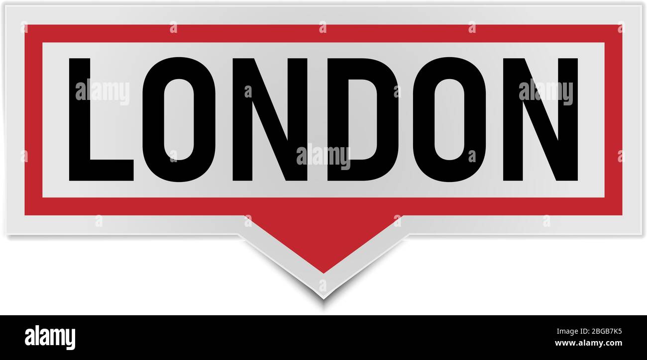 london speech bubble icon. speech bubble vector eps10. Stock Vector