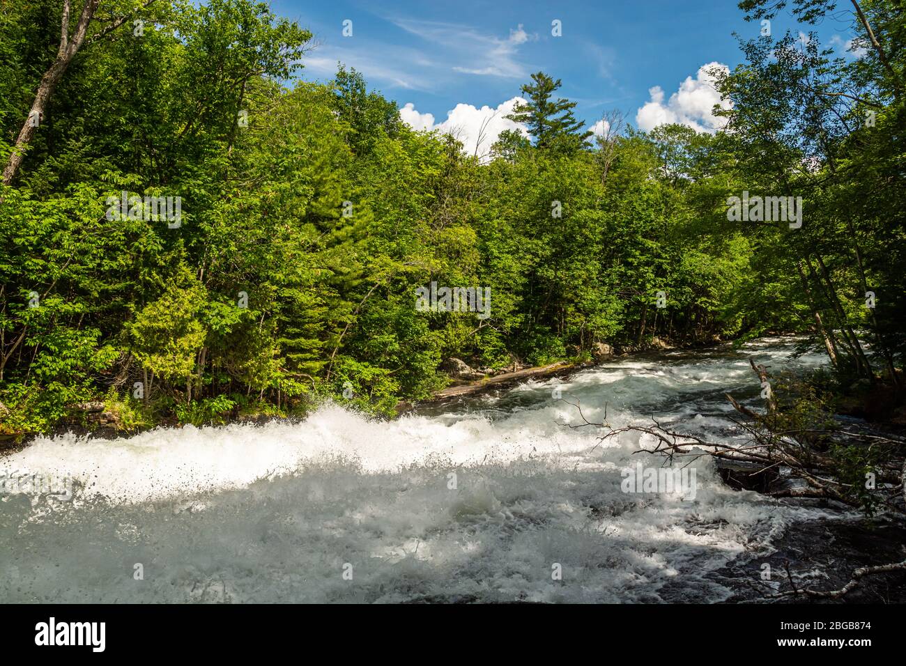 Buttermilk Falls Haliburton County Algonquin Highlands Ontario Canada