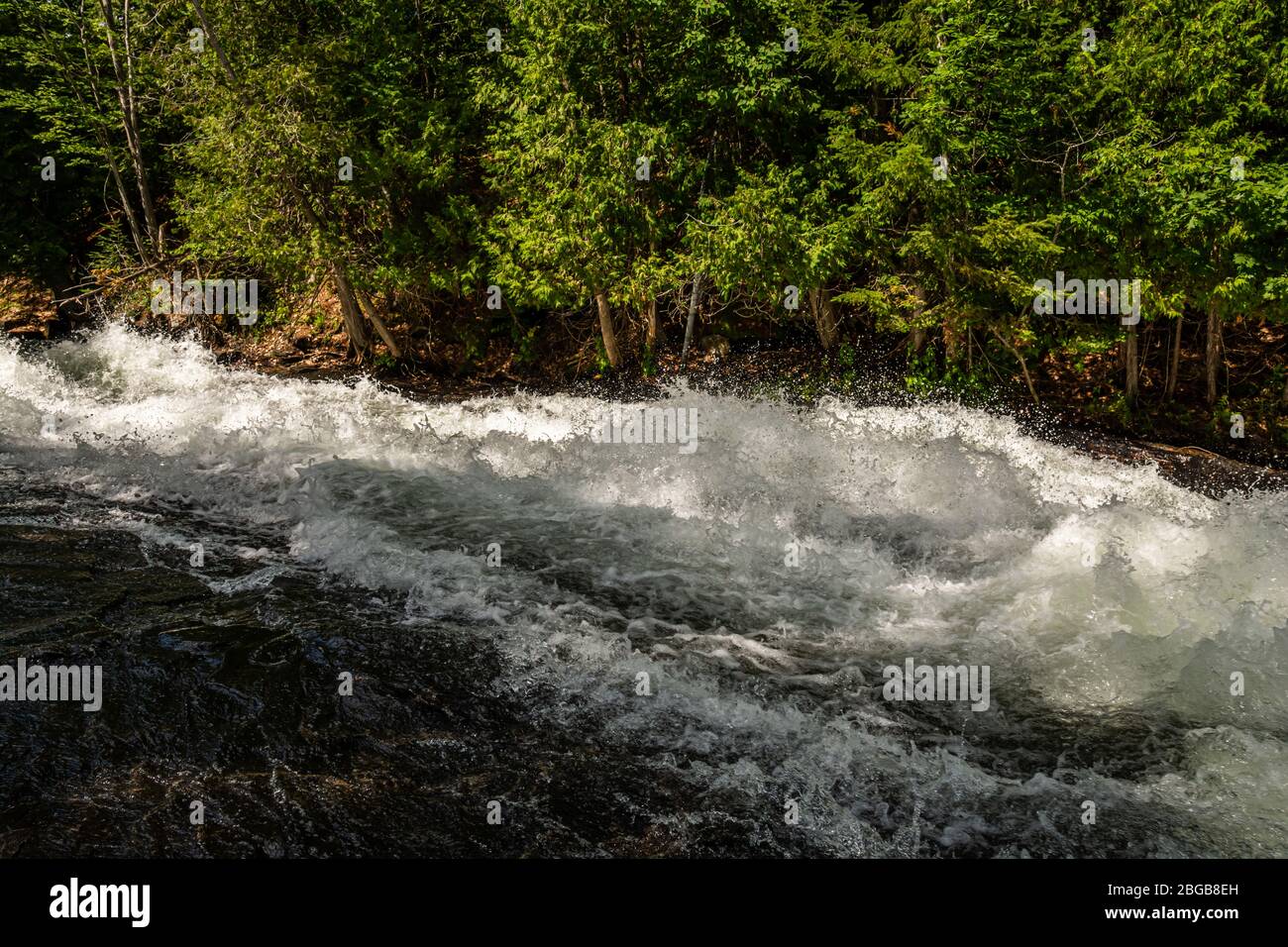 Buttermilk Falls Haliburton County Algonquin Highlands Ontario Canada