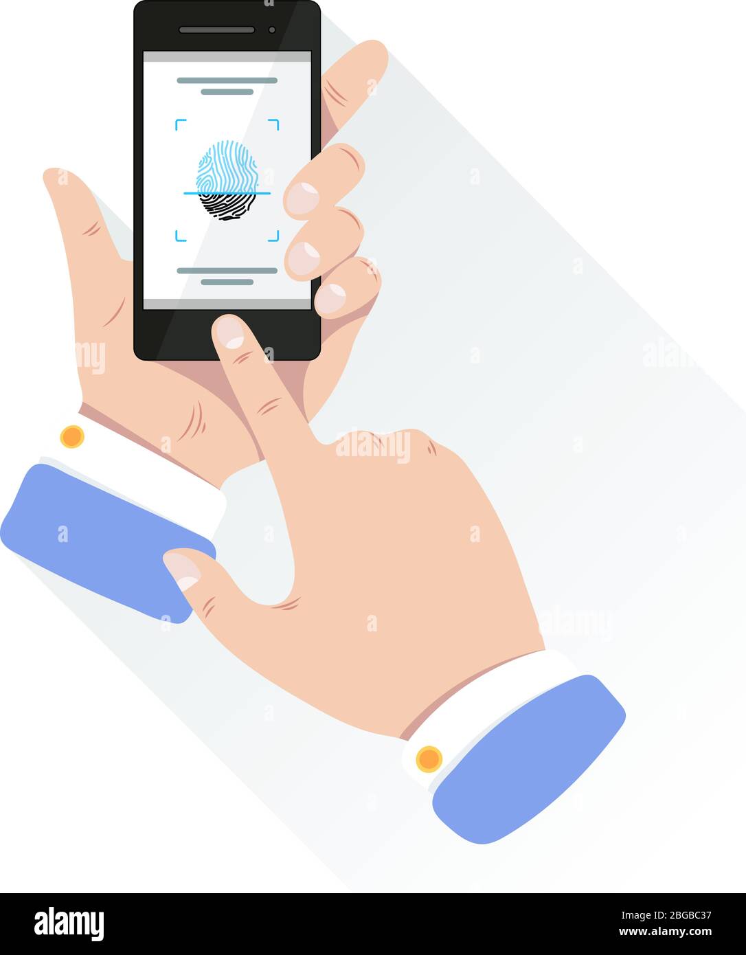 Fingerprint for personal identification for unlock smartphone