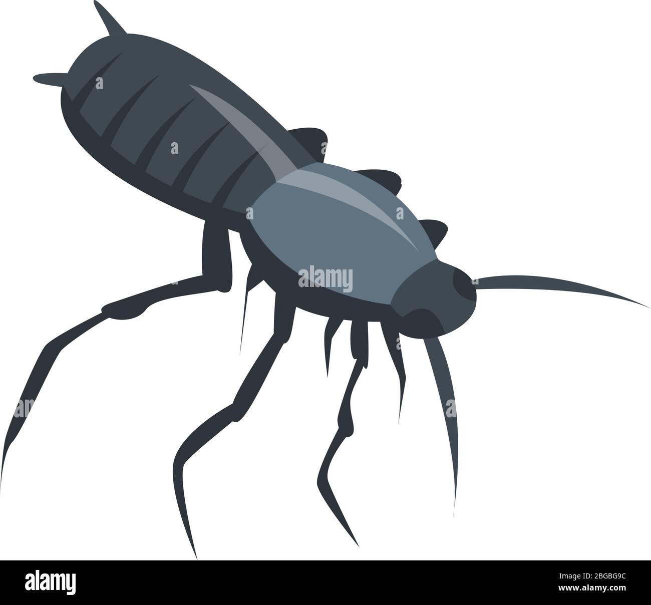 Control cockroach icon, isometric style Stock Vector