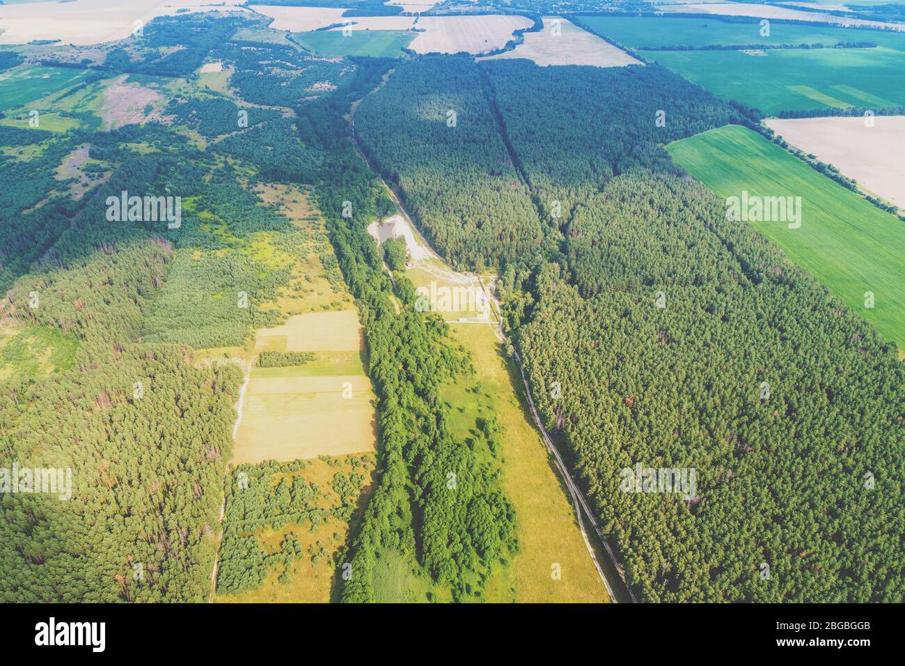 Aerial rural landscape hi-res stock photography and images - Alamy