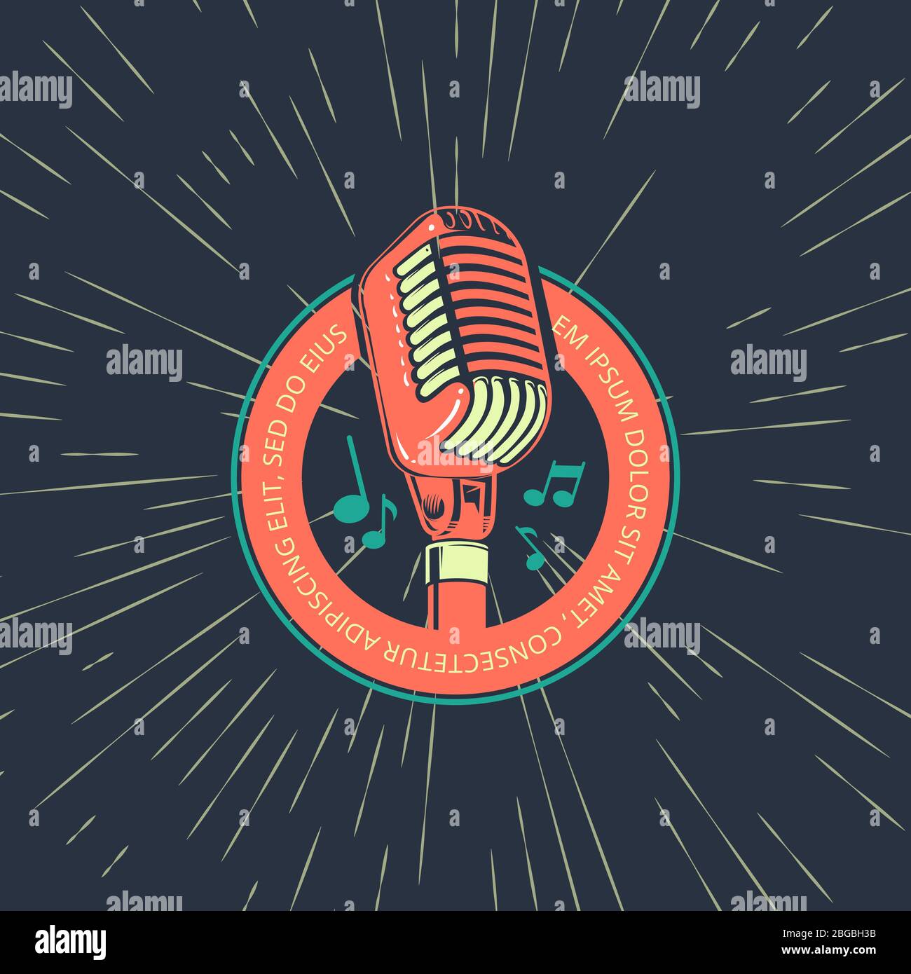 vector logo karaoke Stock Vector Image & Art - Alamy