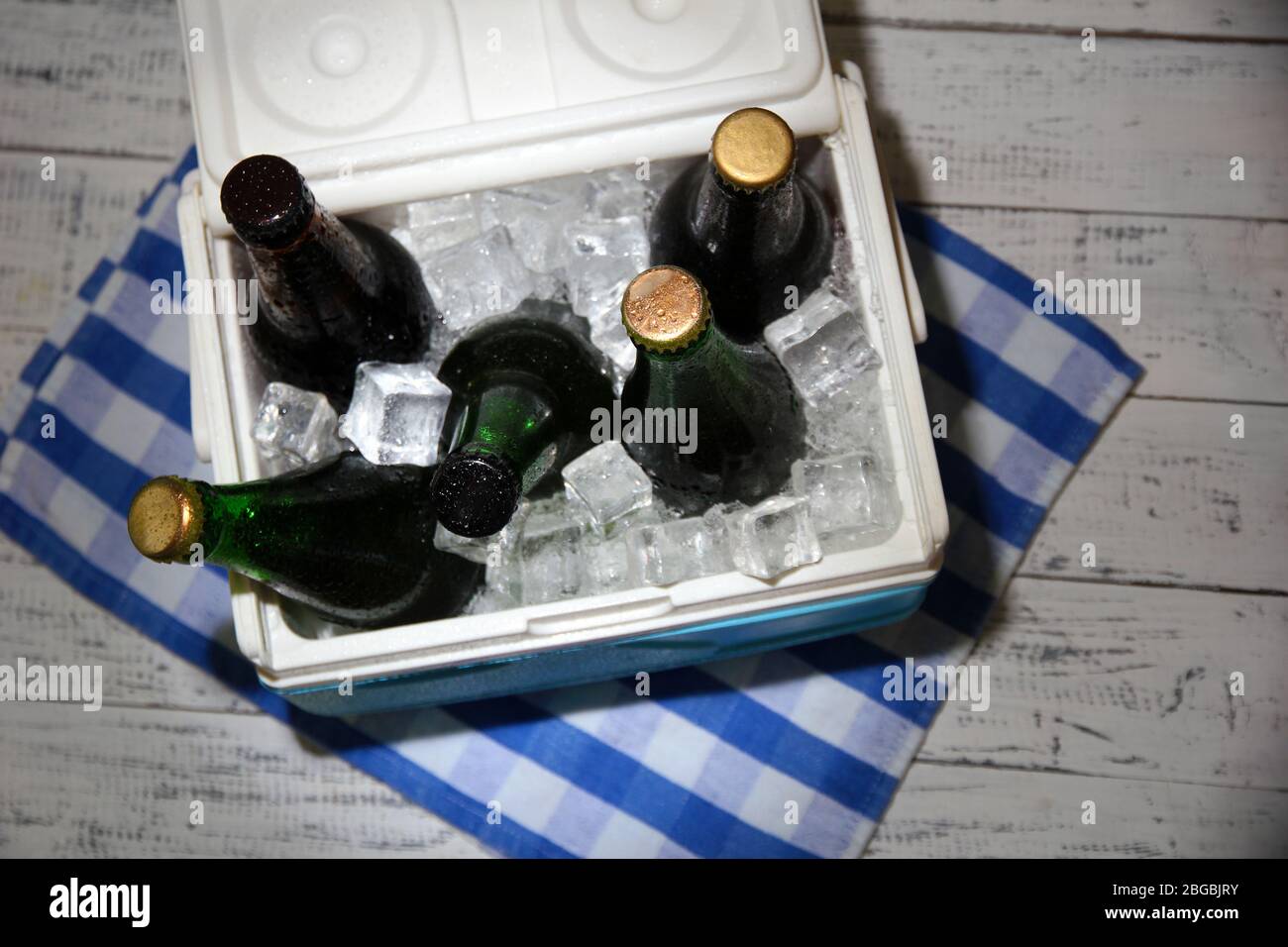 ice chest full of beer