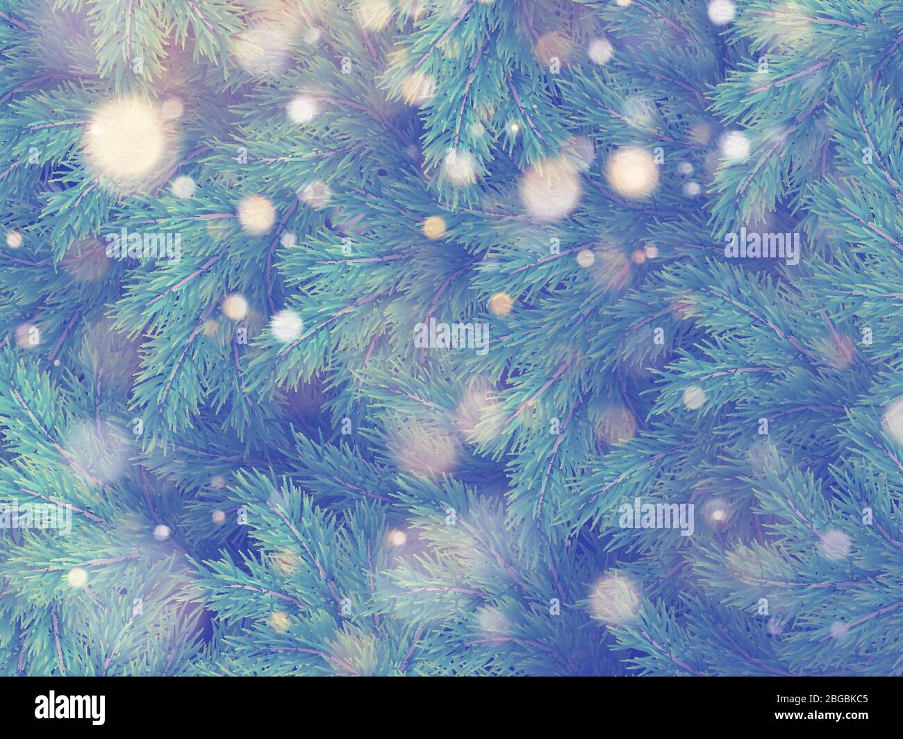 Christmas background with shining lights bokeh. EPS 10 Stock Vector